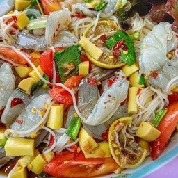 ตำซั่วกุ้งสด