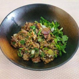 ตํามะถั่วมะเขือ ใส่หมู