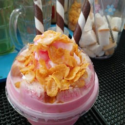 ปังเย็นนมชมพู