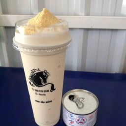 นมหมีไวท์มอลต์ปั่นภูเขาไฟ