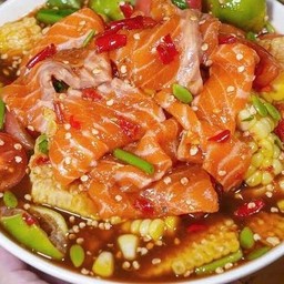 ตำข้าวโพดแซลมอล