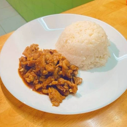 ข้าวไก่กระเทียม