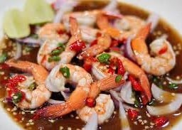 ยำกุ้งสุก