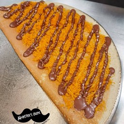 เครปนูเทลล่าฝอยทอง Nutella with Egg Floss