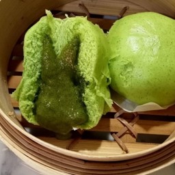 ซาลาเปาสังขยาใบเตย