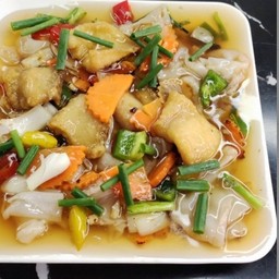 ราดหน้าปลาเต้าซี่ (เล็ก)