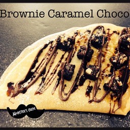 เครปบราวนี่คาราเมลช็อคโกแล็ต Brownie Caramel Choco