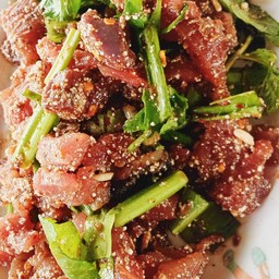 ก้อยเนื้อดิบมะนาว