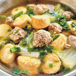 ต้มจืดเต้าหู้ไข่ทอดหมูสับ