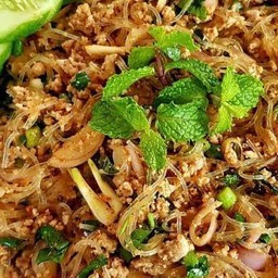 ลาบวุ้นเส้น หมู