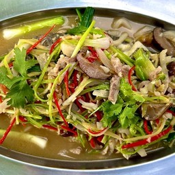 ปลากะพงนึ่งบ๊วย