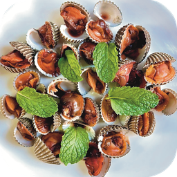 หอยแครงลวก