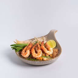 ผัดไทยกุ้งสด