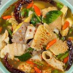 ต้มแซ่บกระดูกอ่อน หมู