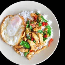 ข้าวกระเพราไก่