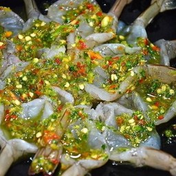 กุ้งแช่น้ำปลา