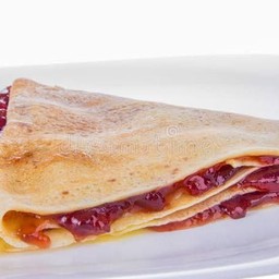 เครปแยมสตรอเบอรี่ Strawberry Jam Crepe