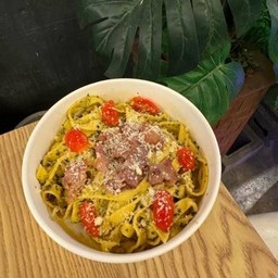 Pesto Chilli Bacon  Pasta 🌶️