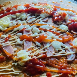 เครปพิซซ่าแฮมชีส