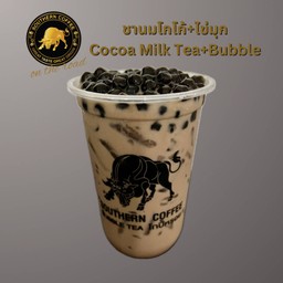ชานม - โกโก้+ไข่มุก (Cocoa Milk Tea+Bubble)
