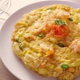 ข้าวไข่เจียว ( ทรงเครื่อง ) ละเบ๋อ