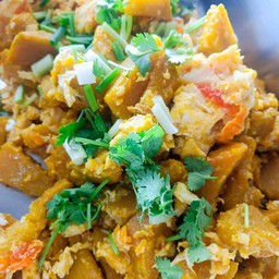 ฟักทองผัดไข่