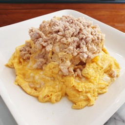 ข้าวไข่ข้นหมูสับ,กุ้งสับ