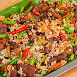 หมูทอดพริกสด