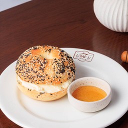 Bagel Cream Cheese With Honey - เบเกิล ครีมชีส และ น้ำผึ้ง