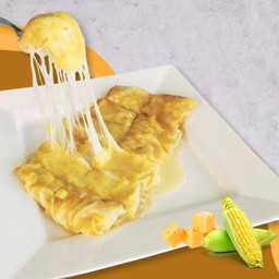 โรตีข้าวโพด+ชีส