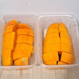 มะละกอฮอลเเลนด์ ปอก หั่น พร้อมทาน [กล่องใหญ่]