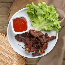 เนื้อแดดเดียวทอด