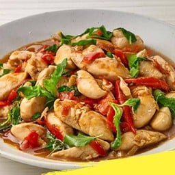 ผัดกะเพราไก่
