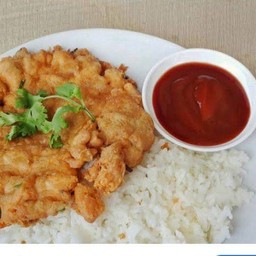 ข้าวไข่เจียวเนื้อสับ