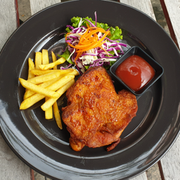 เสต็กสะโพกไก่สไปซี่