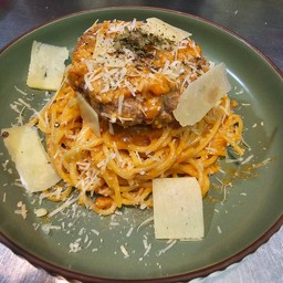 Creamy Hamburg Pasta