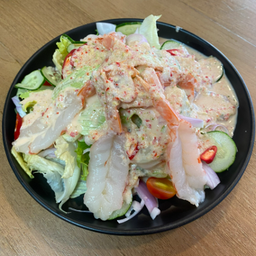 สลัดกุ้งหวานยำแซ่บ