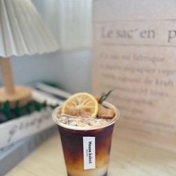 Americano honey lemon freppe