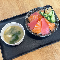 ข้าวหน้าทูโทน ไข่แซลมอน