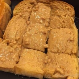 ปังปิ้ง-เนยถั่ว (2 แผ่น)