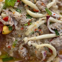 ยำเห็ดรวมวุ้นเส้น