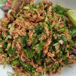 ลาบปลาทับทิม