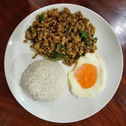 ข้าวกระเพราหมูสับ