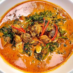 แกงคั่วหอยแครงใบชะพลู