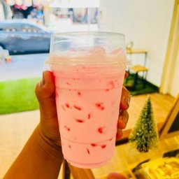 นมสดนมชมพู ลื่นคอรอไร