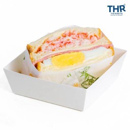 แซนวิช ปูอัด แฮม ไข่