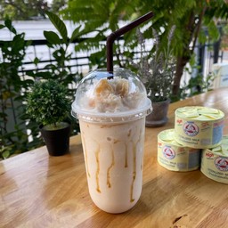 นมหมีปั่นคาราเมล