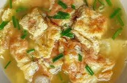 ต้มจืดไข่เจียวเต้าหู้