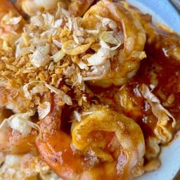 กุ้งทอดกระเทียมมันกุ้ง