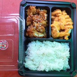 ชุดเซตข้าวไก่ทอดซอสพริกเกาหลี+ไก่ราดซีส